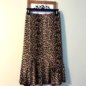 Large leopard JKL LA California skirt